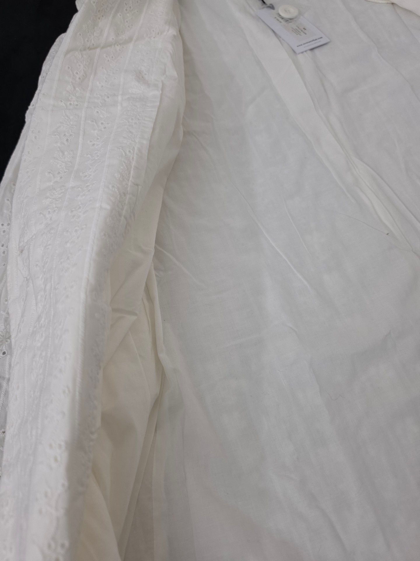 WeWoreWhat White Eyelet Blazer Tailored Jacket New with Tags XS Boho Chic
 7