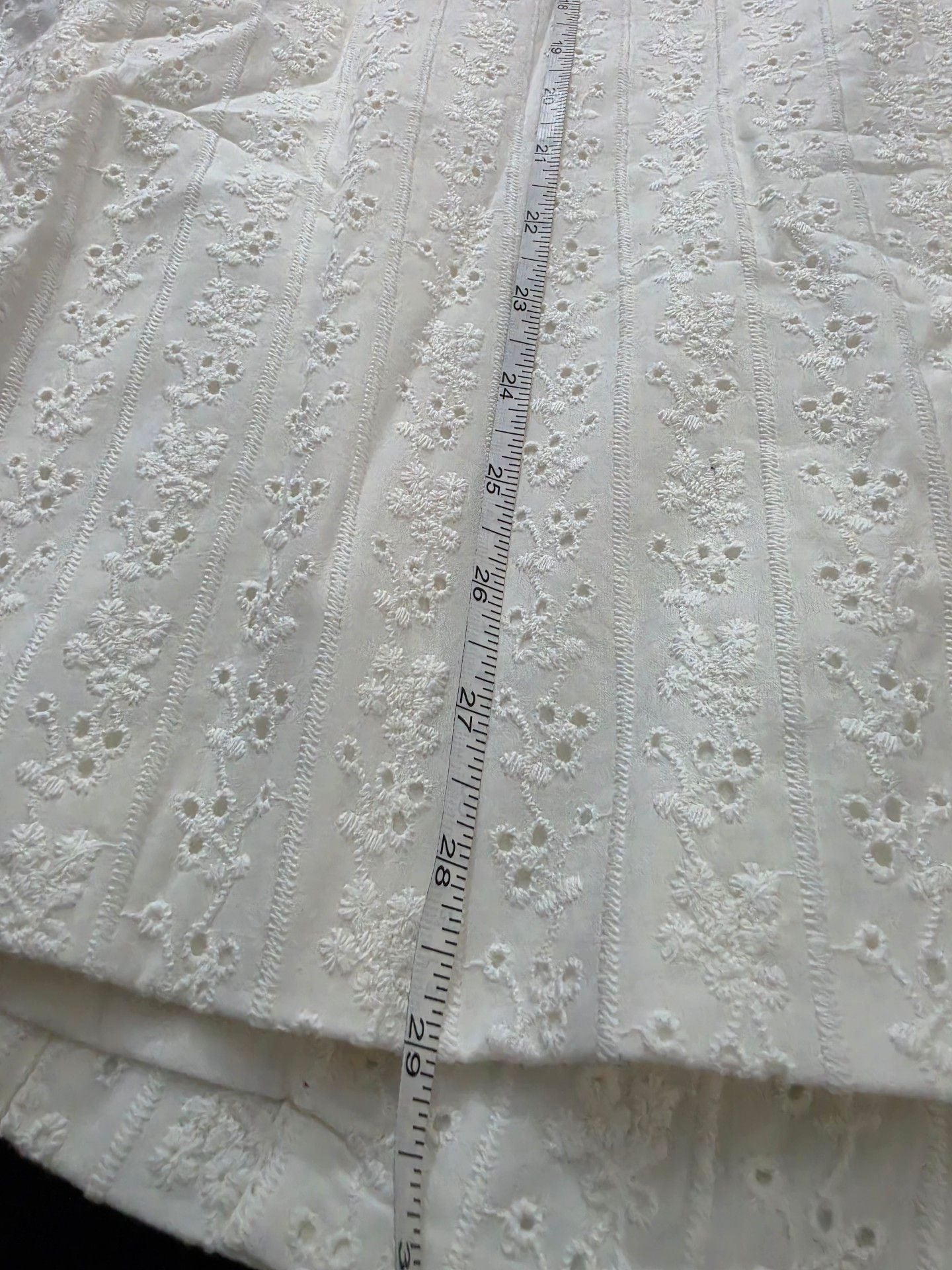 WeWoreWhat White Eyelet Blazer Tailored Jacket New with Tags XS Boho Chic
 10