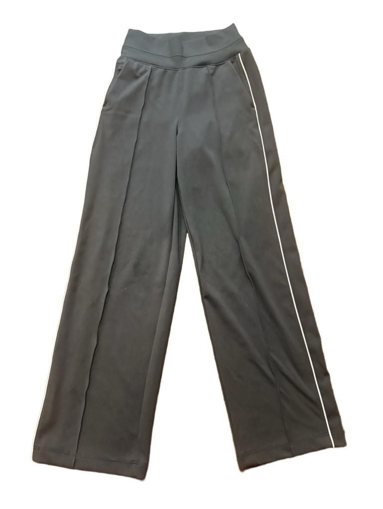 Athleta Track Stripe Wide Leg Pants XXS Black 3