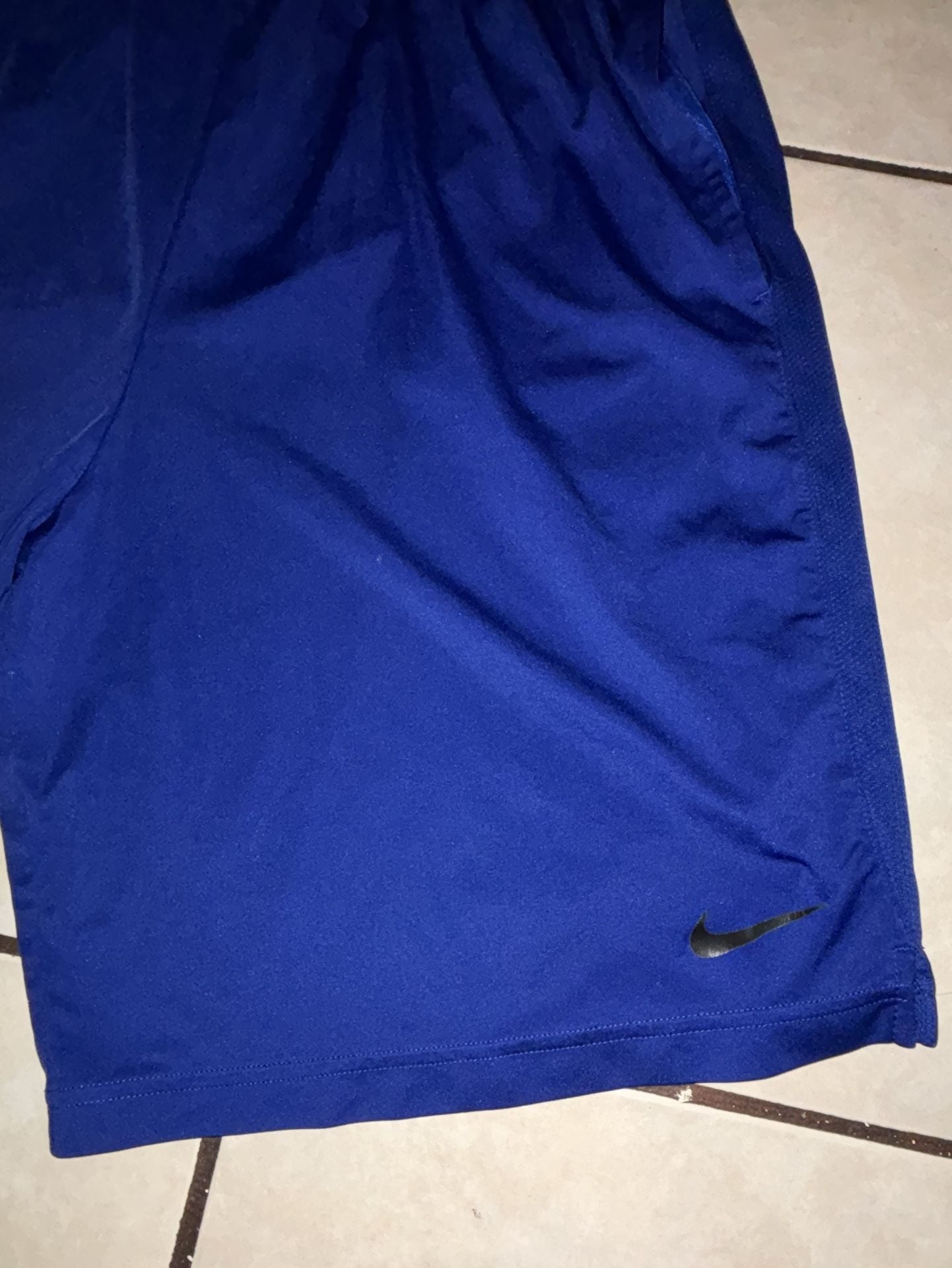 Nike Dri-Fit Athletic Shorts Size M Blue Basketball Gym 3