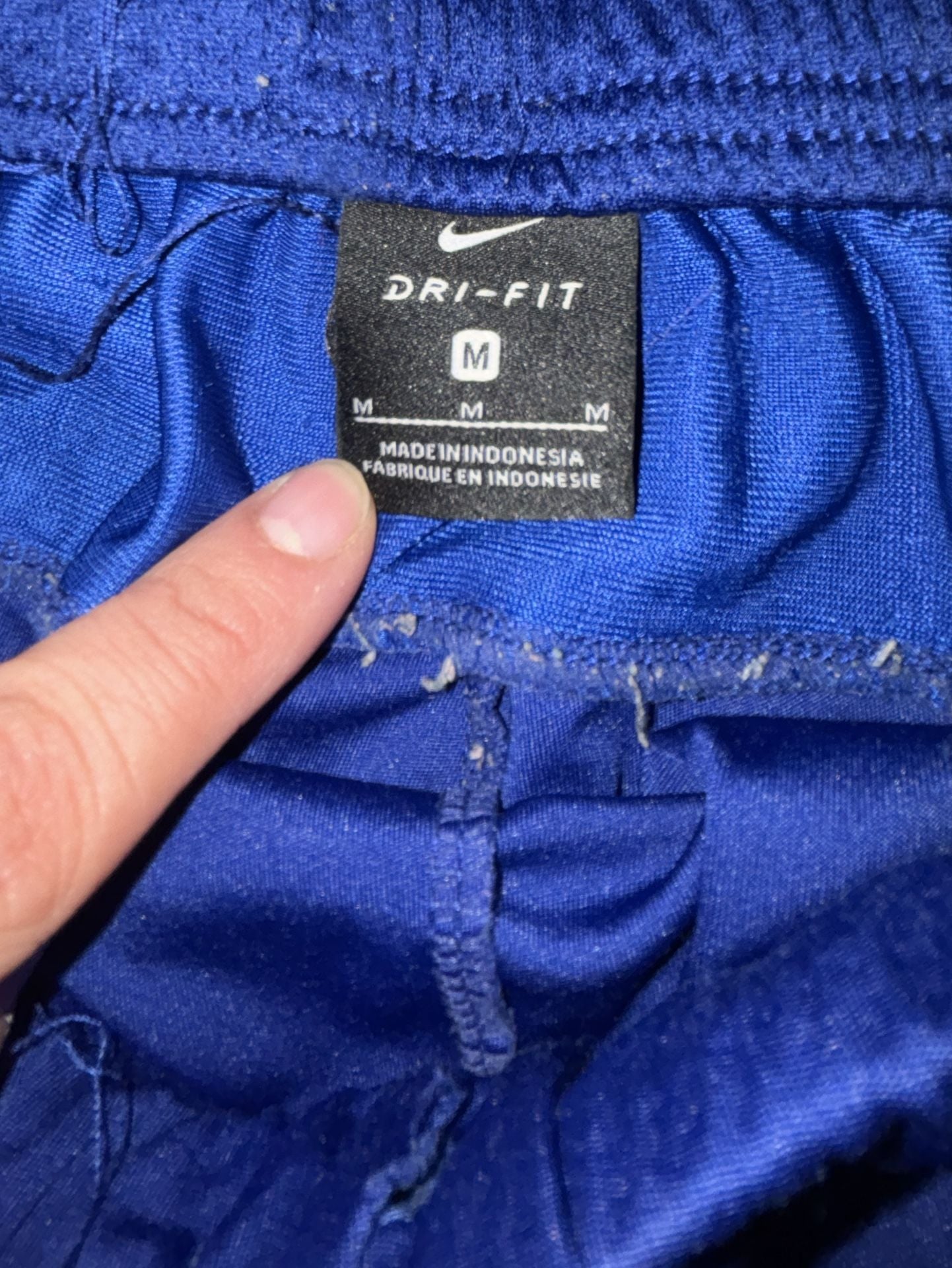 Nike Dri-Fit Athletic Shorts Size M Blue Basketball Gym 4