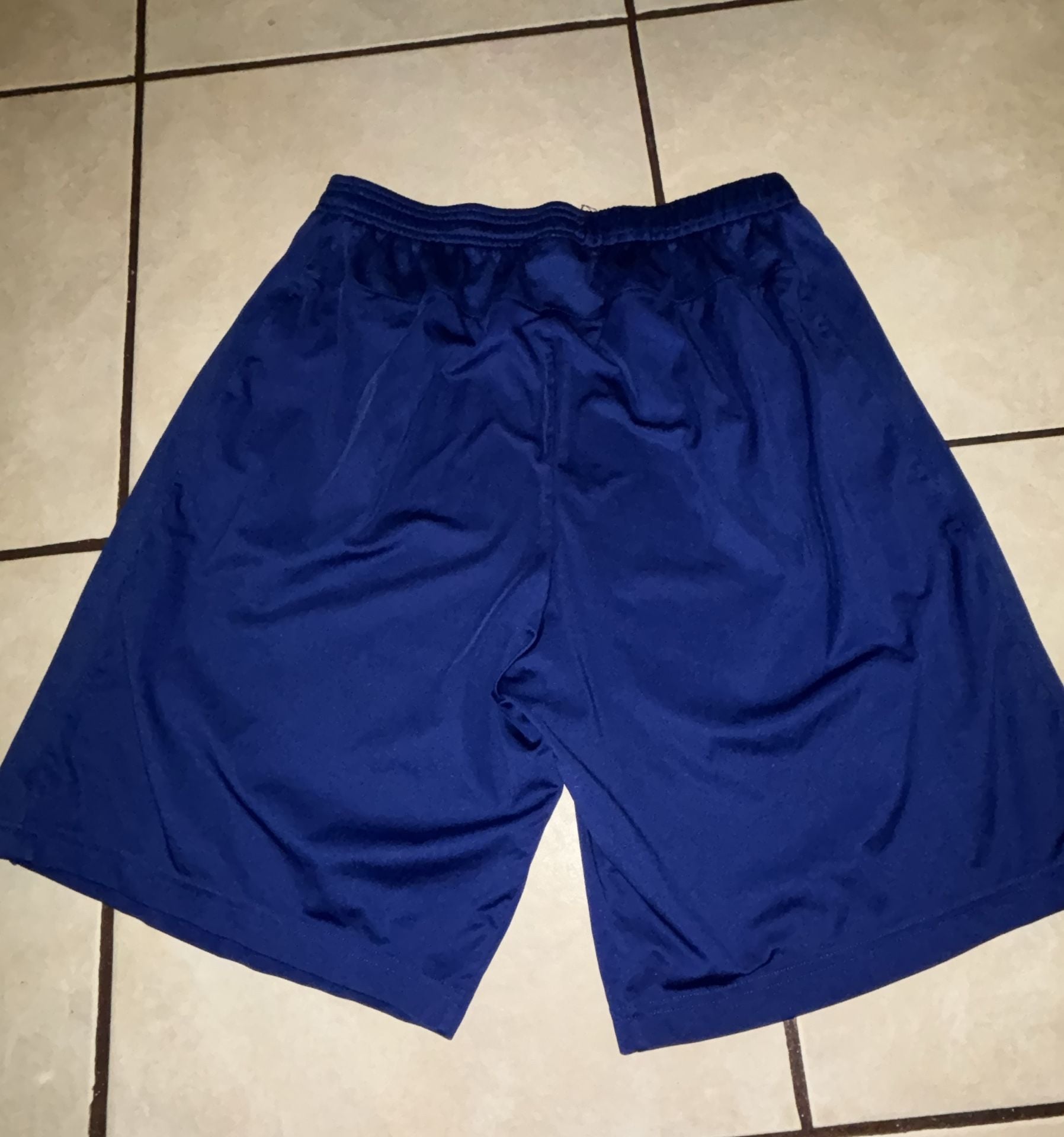 Nike Dri-Fit Athletic Shorts Size M Blue Basketball Gym 5