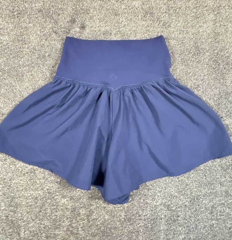 Offline By Aerie Real Me Crossover Flowy Short Size XXS Blue Athletic Workout 4