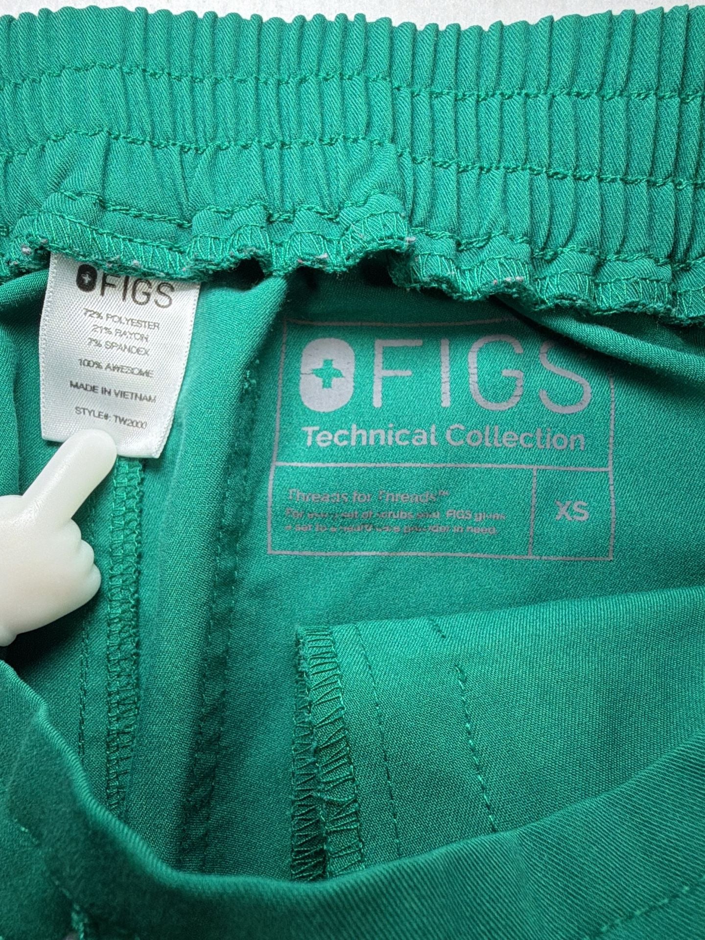 FIGS Technical Collection Women’s XS Green Pants Medical Healthcare Athletic  7
