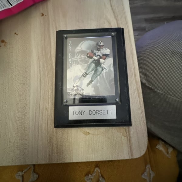 Tony Dorsett Dallas Cowboys Trading Card Wall Plaque