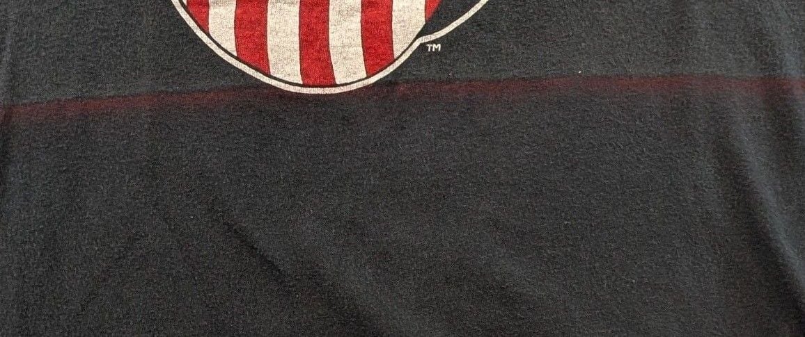The Rolling Stones Vintage 1981 Tour T-Shirt Black American Flag 3