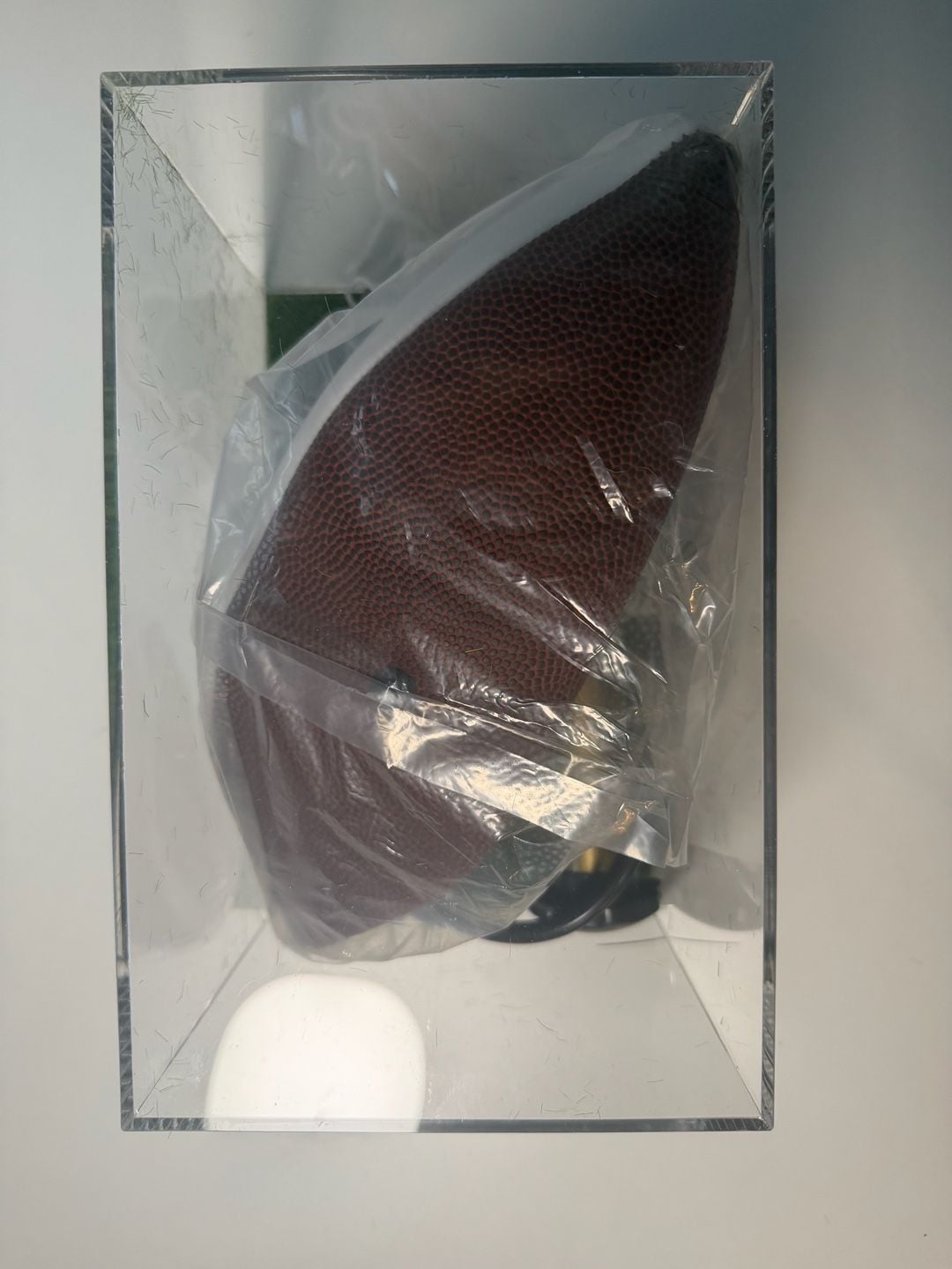 Baby Footprint Football Kit Acrylic Display Case Mini Keepsake Gift 3