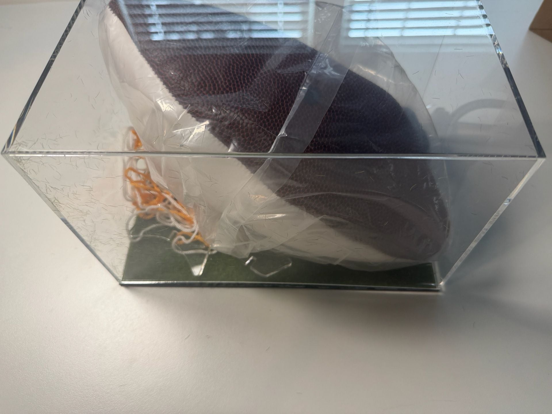 Baby Footprint Football Kit Acrylic Display Case Mini Keepsake Gift 6
