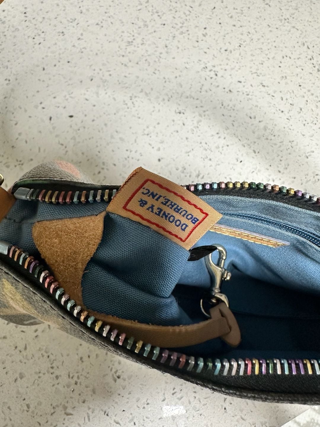 Dooney & Bourke Doodle Collection Letter Print Mini Bag 8