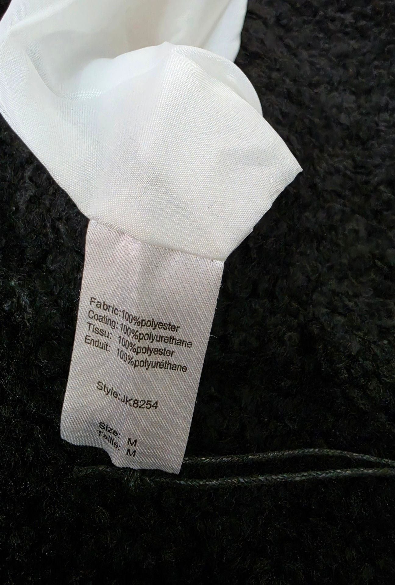 ELAN Reversible Sherpa Faux Leather Vest Black Off White Cream Medium NWT 8