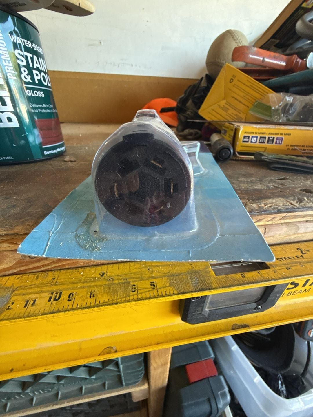 Kenway Trailer Adapter 7-Way Blade to 4-Way Flat 64495 2