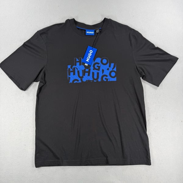 Hugo Nafralo Logo T-Shirt Size L Black