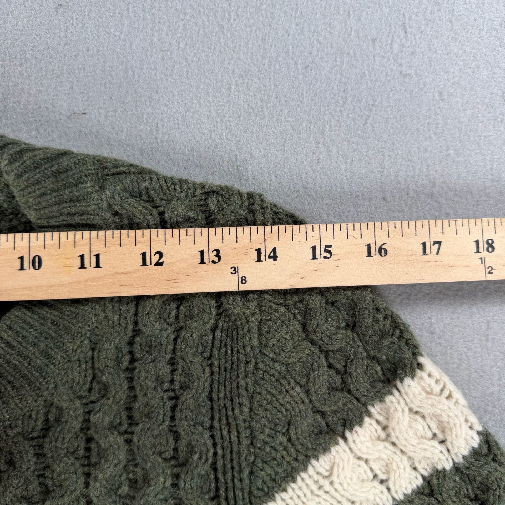 J. Crew Merino Wool Cable Knit Stripe Sweater Size M women’s 5
