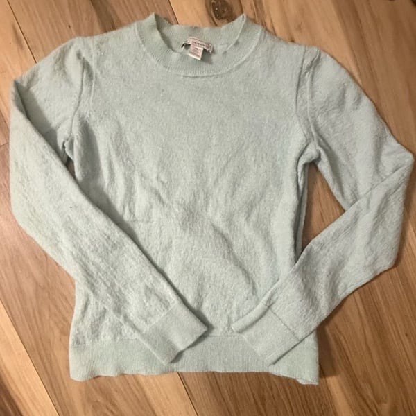 Gap 100% Merino Wool Sweater Light Blue Crewneck Pullover *SEE SIZING*
