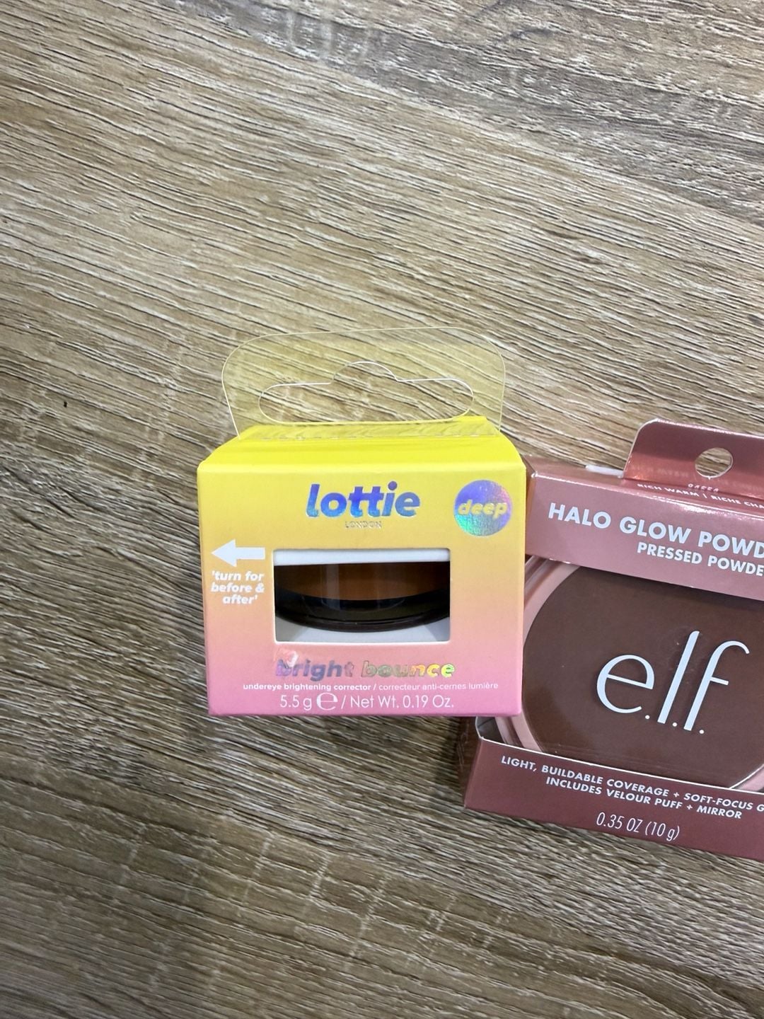 Lottie London Bright Bounce Underye Corrector & Eld pressed powderDeep 5.5g Makeup Lot 2