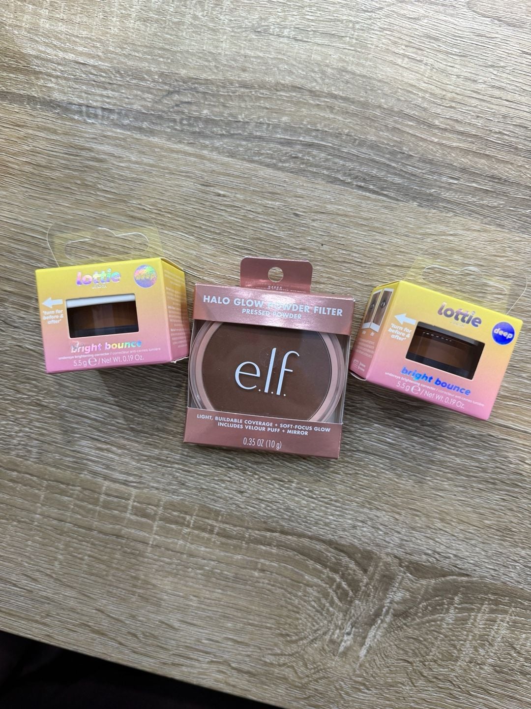 Lottie London Bright Bounce Underye Corrector & Eld pressed powderDeep 5.5g Makeup Lot 1