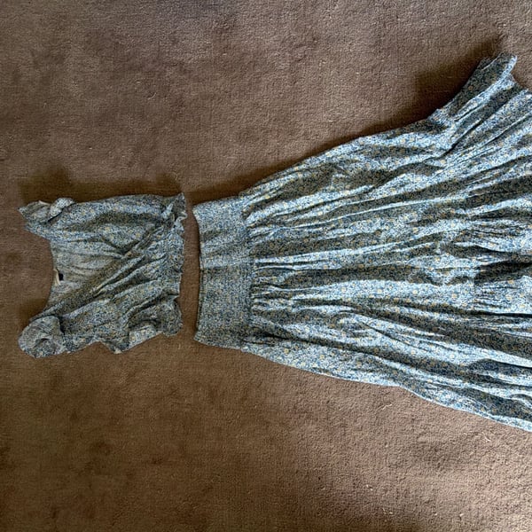 Universal Thread Floral Two-Piece Set Size L
