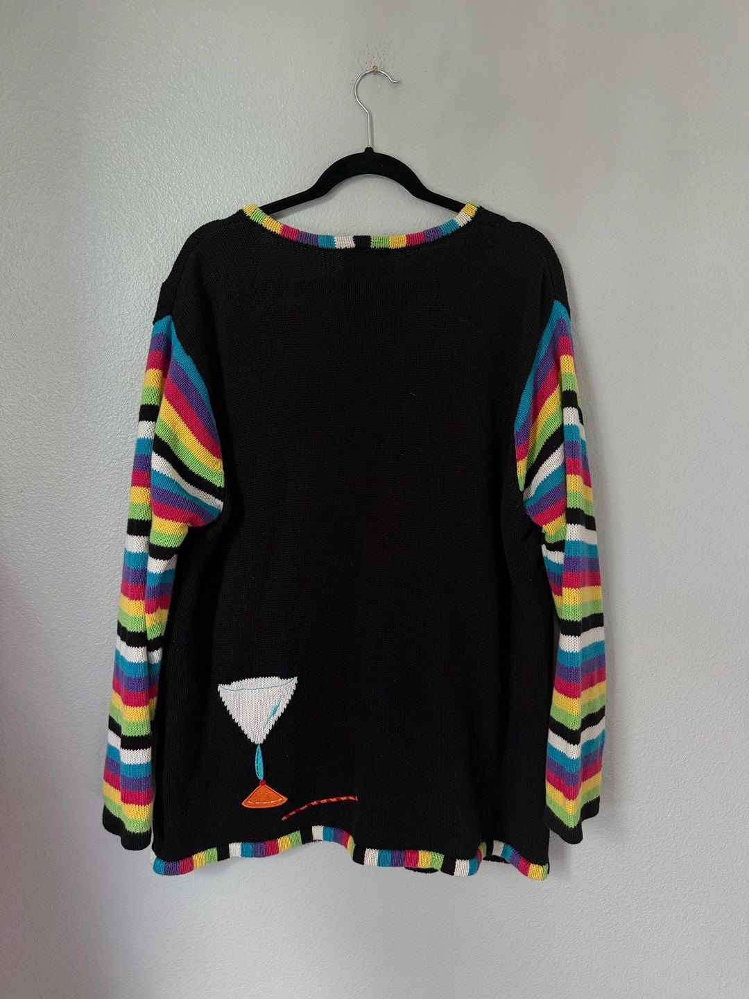 Quacker Factory Happy Hour Cocktail Cardigan Size 1X 3