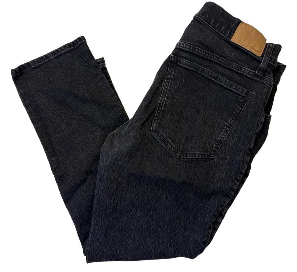 Madewell The Mid-Rise Perfect Vintage Jean Size 31 Black Denim 2