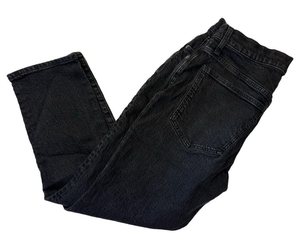 Madewell The Mid-Rise Perfect Vintage Jean Size 31 Black Denim 3
