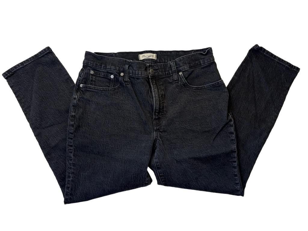 Madewell The Mid-Rise Perfect Vintage Jean Size 31 Black Denim 4