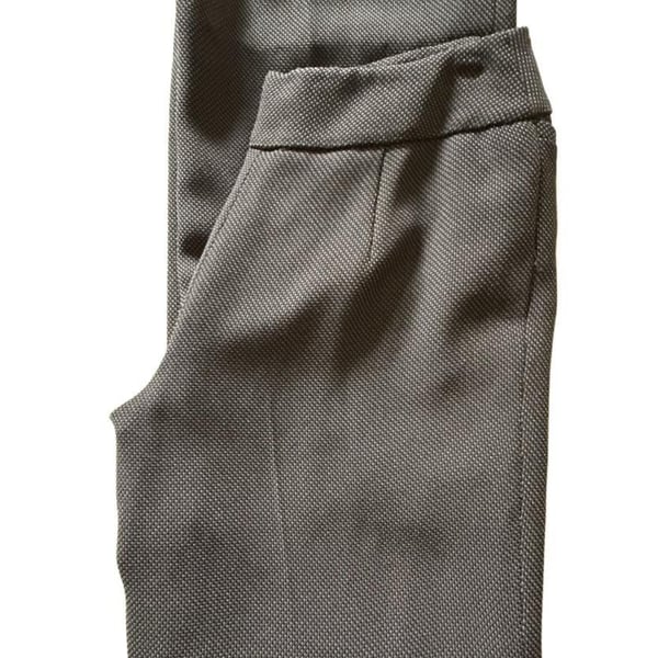 Jones New York Petite Dress Pants Size 2P Black/Brown pattern 