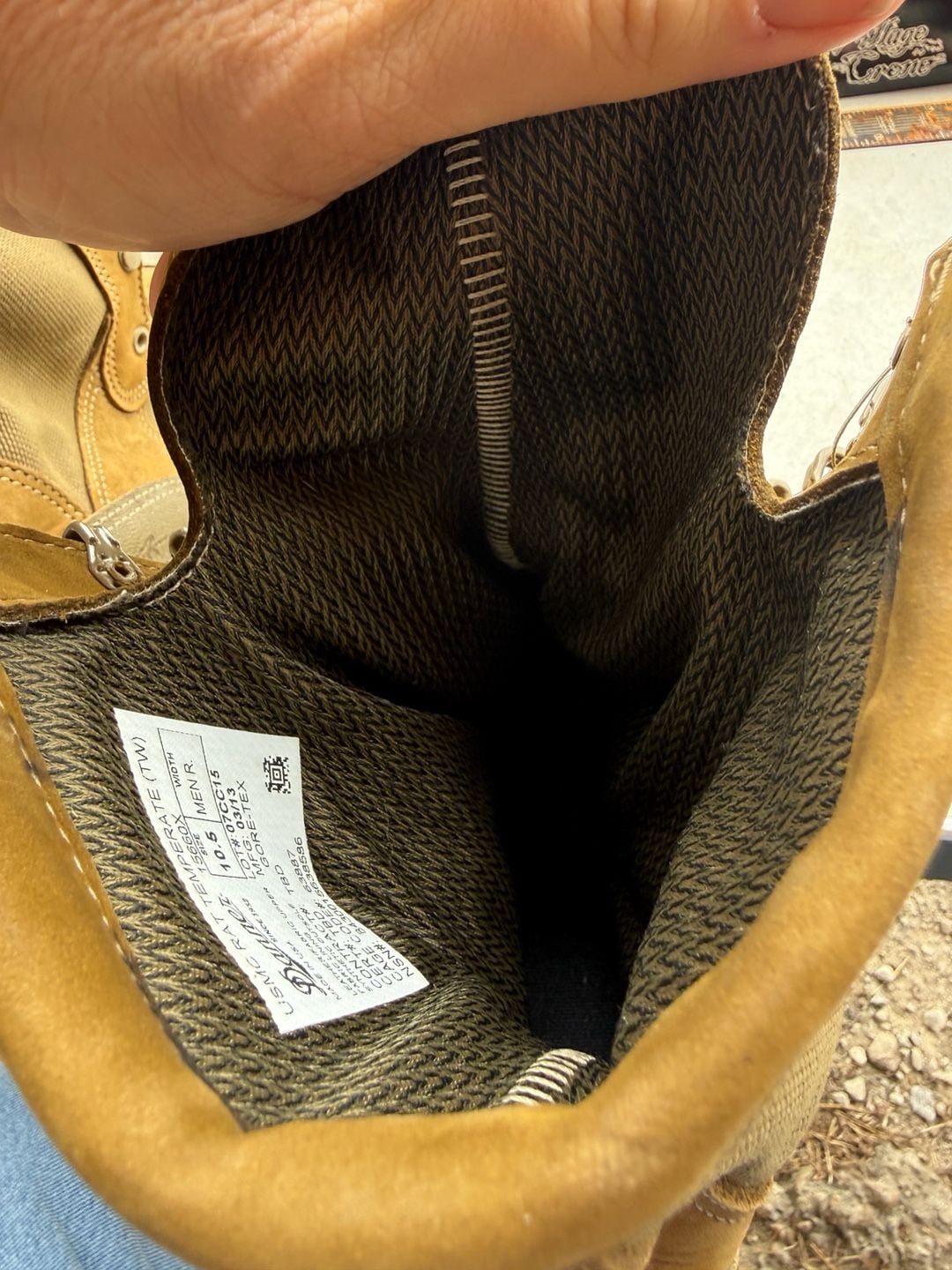 Danner USMC RAT Temperate Weather Boots Mojave 9
