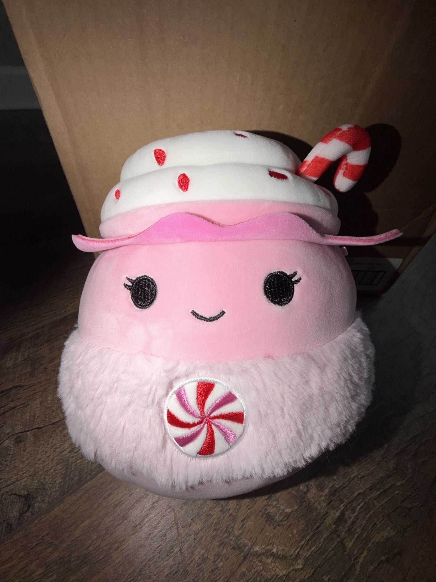 Squishmallows Ethel The Peppermint Hot Cocoa Plush 1
