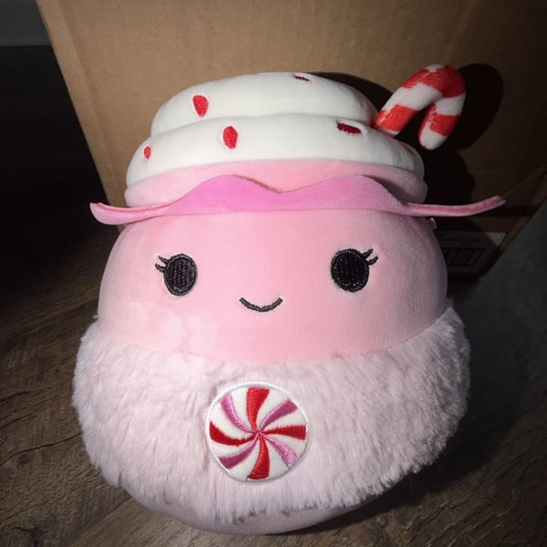 Squishmallows Ethel The Peppermint Hot Cocoa Plush