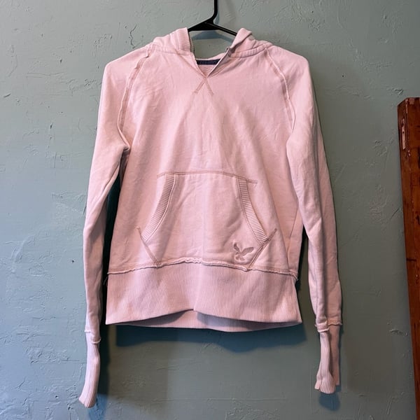 American Eagle Outfitters Hoodie Cream