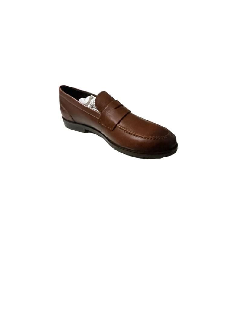 Rockport Men's Sutton Dark Natural Leather Loafers Size 14 M 3
