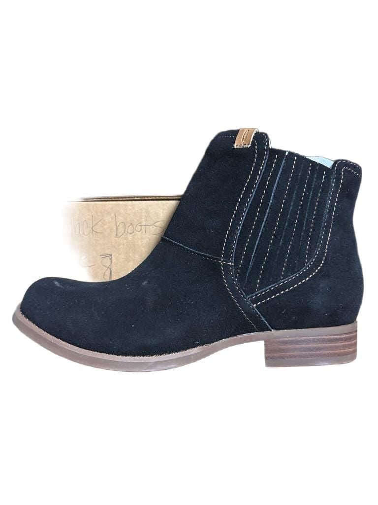 Lucky Brand Chelsea Boots Size 7 Black Suede 2
