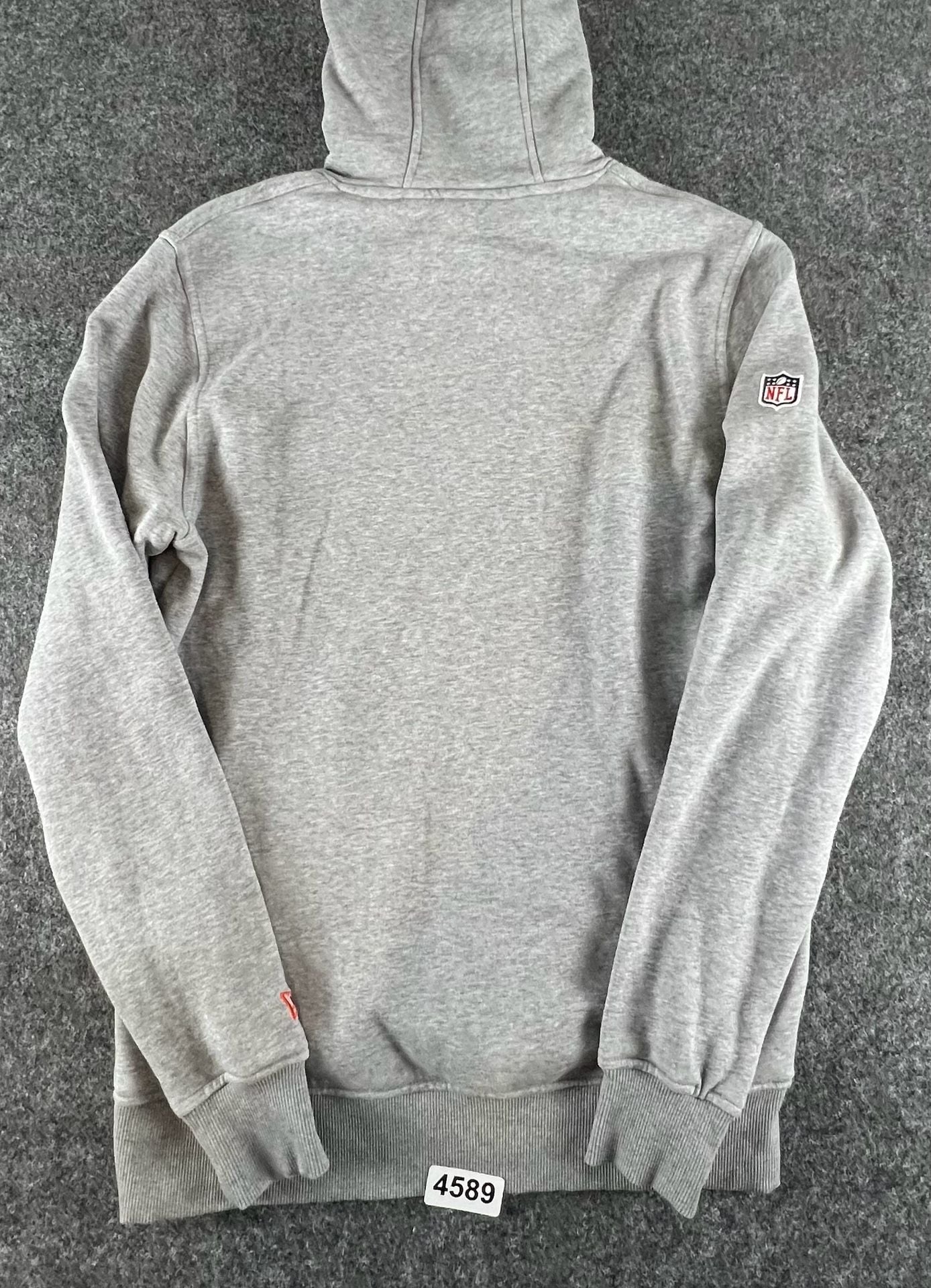 Chicago Bears New Era Pullover Hoodie Large Grey NFL Team Logo 9