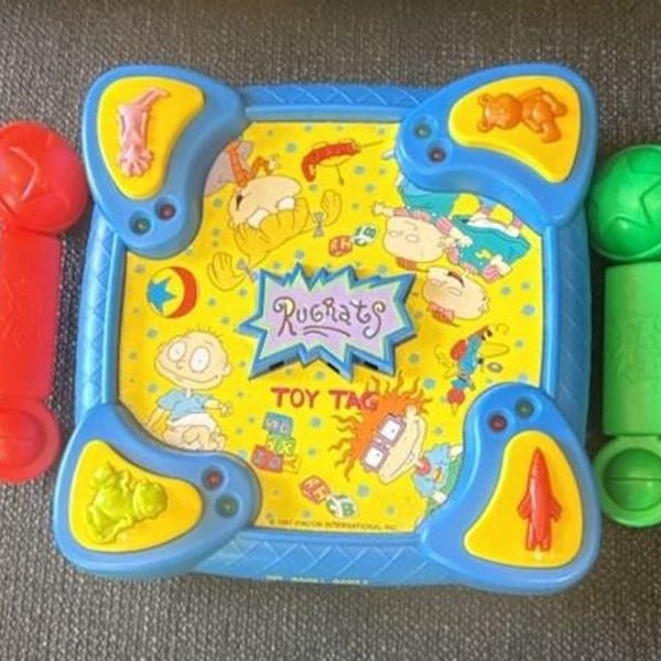 Tiger Electronics Rugrats Toy Tag Electronic Game 1997 Nickelodeon