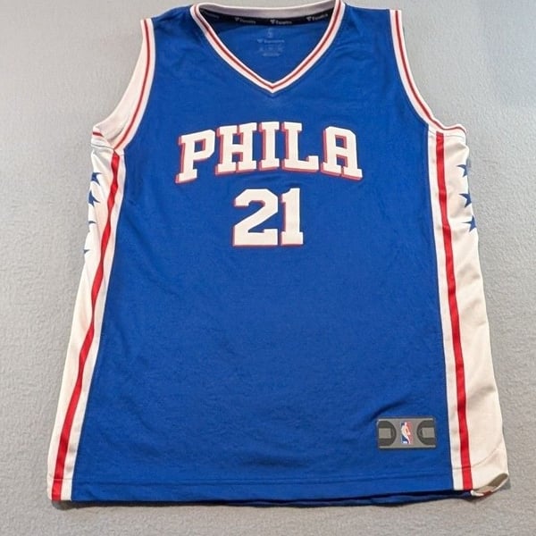 Fanatics Joel Embiid Philadelphia 76ers Youth XL Jersey #21 Blue