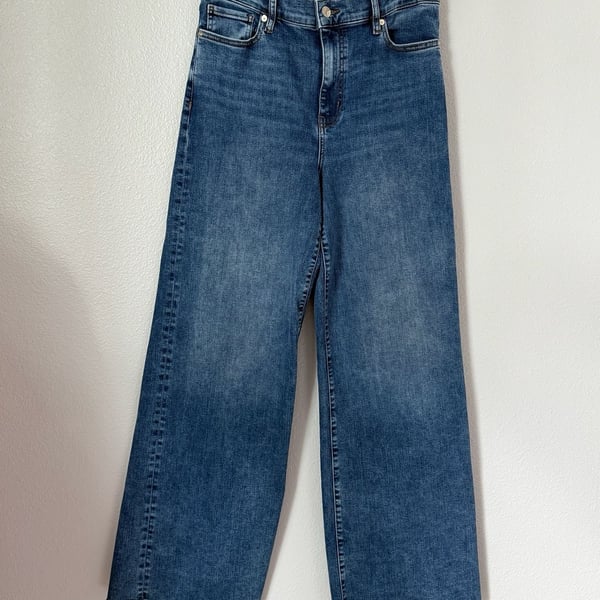 FRAME Le Slim Palazzo Size 29 Blue Denim Jeans