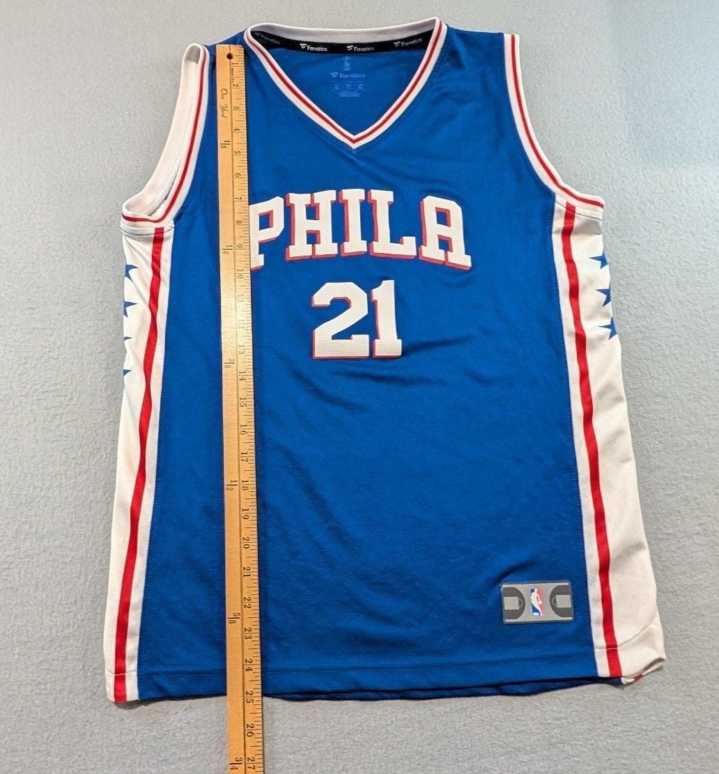 Fanatics Joel Embiid Philadelphia 76ers Youth XL Jersey #21 Blue 6