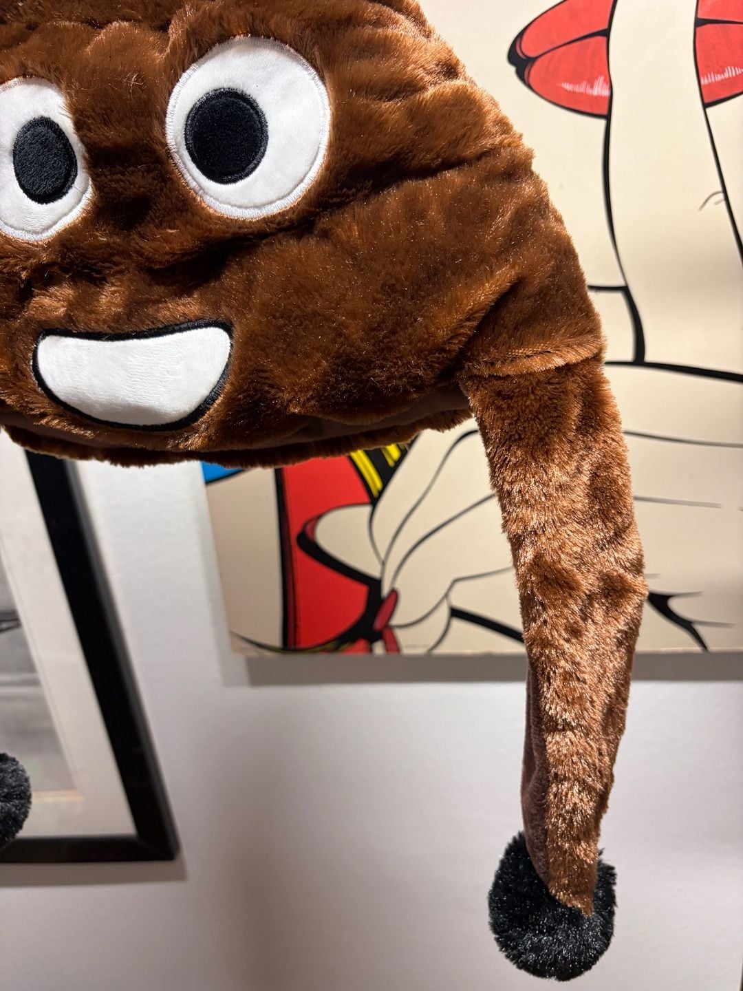 Top Drawer Poop Emoji Plush Hat One Size Brown 9