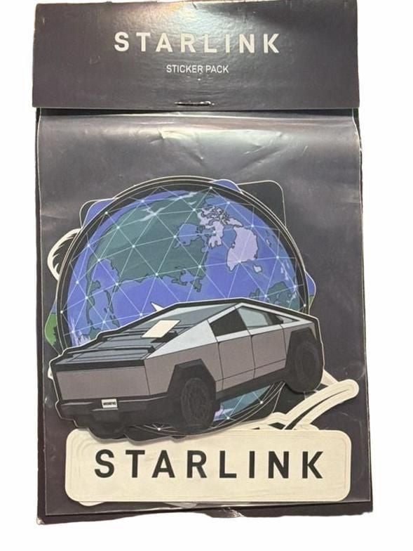 Starlink 10-Piece Sticker Pack Cybertruck SpaceX 1
