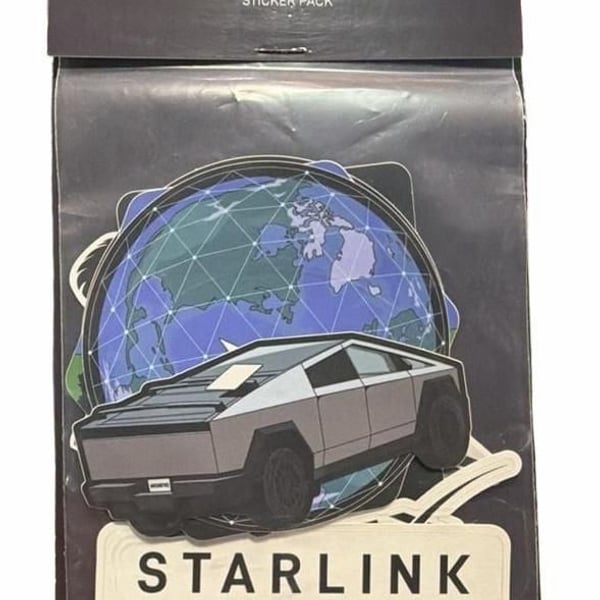 Starlink 10-Piece Sticker Pack Cybertruck SpaceX