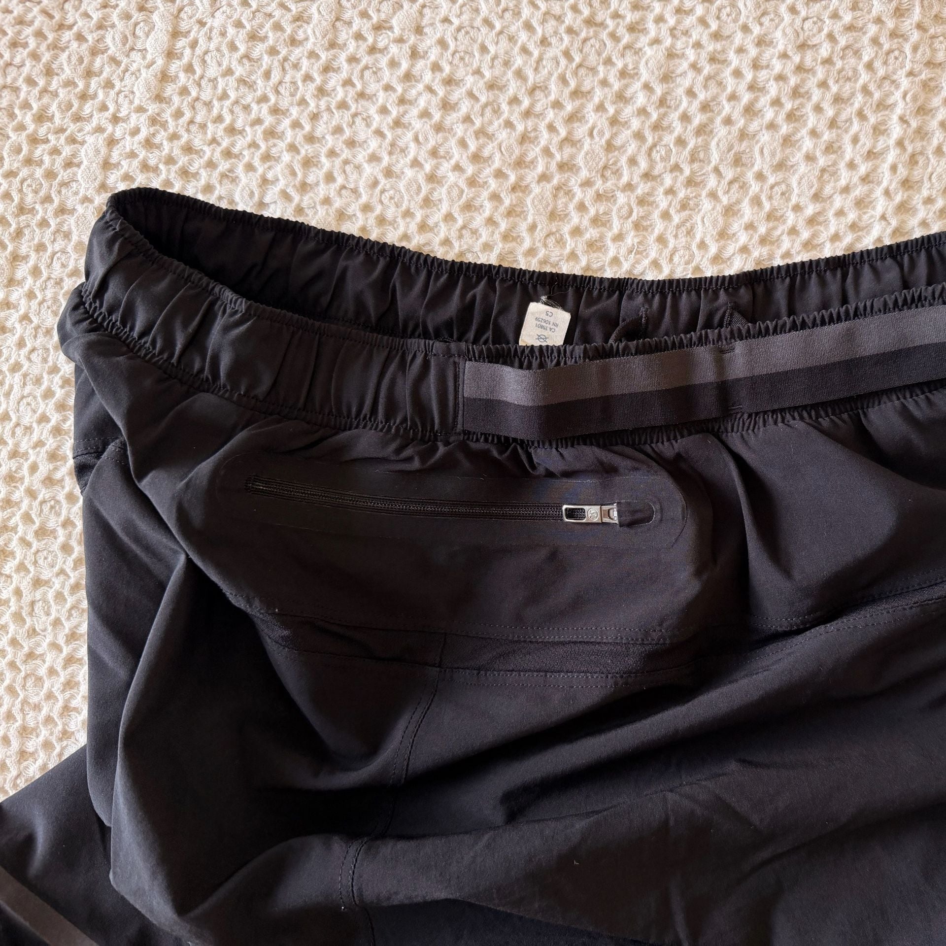 Lululemon Surge Lined Running Short Black 5