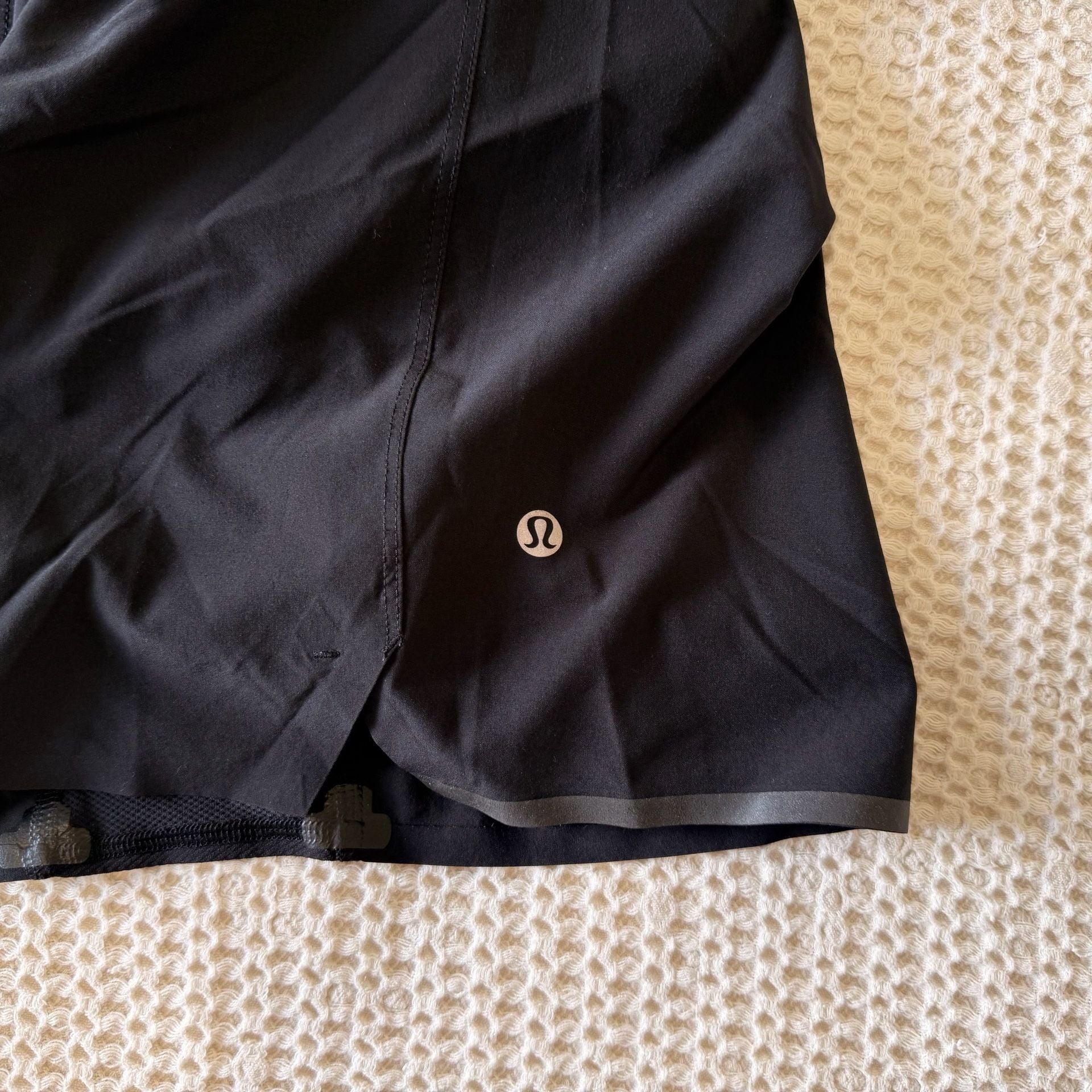 Lululemon Surge Lined Running Short Black 6