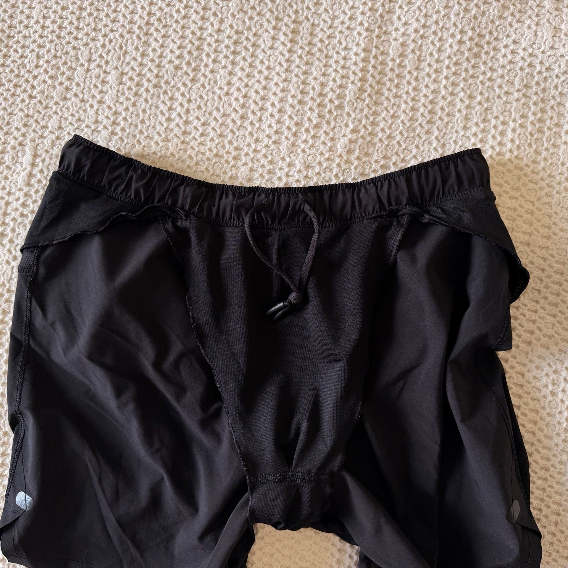 Lululemon Surge Lined Running Short Black 7