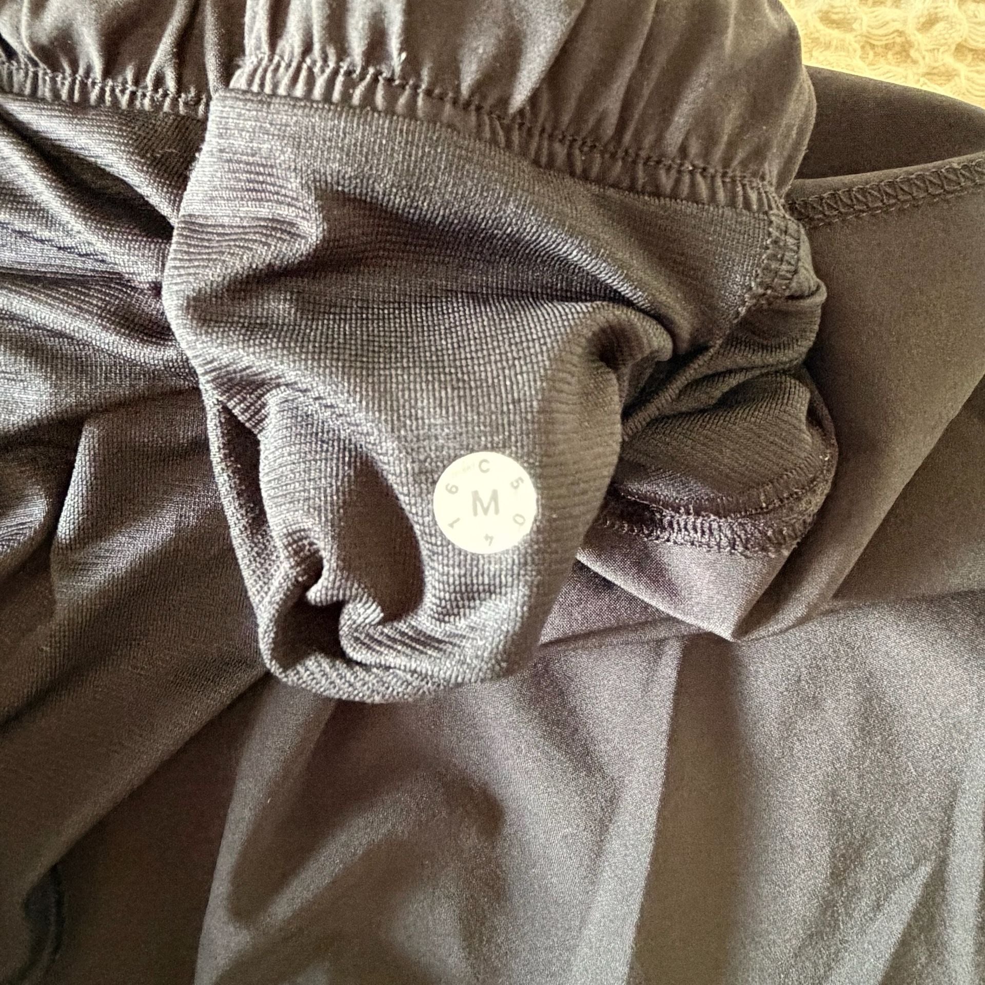Lululemon Surge Lined Running Short Black 9