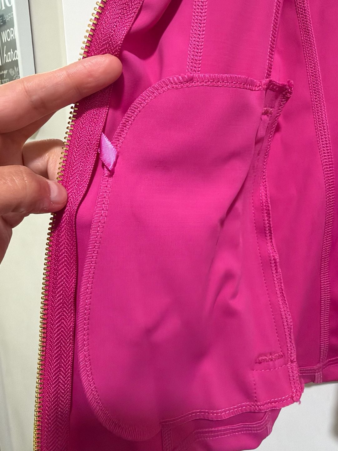 Uncia Active Full Zip Vest Size S Pink Athletic 7