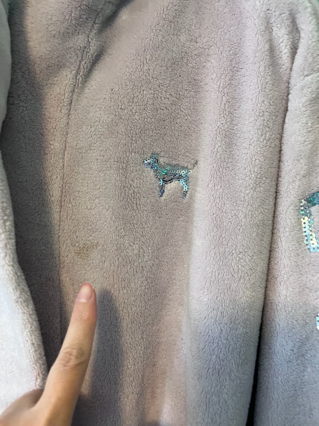 Victoria's Secret Pink Sequin Logo Robe 4