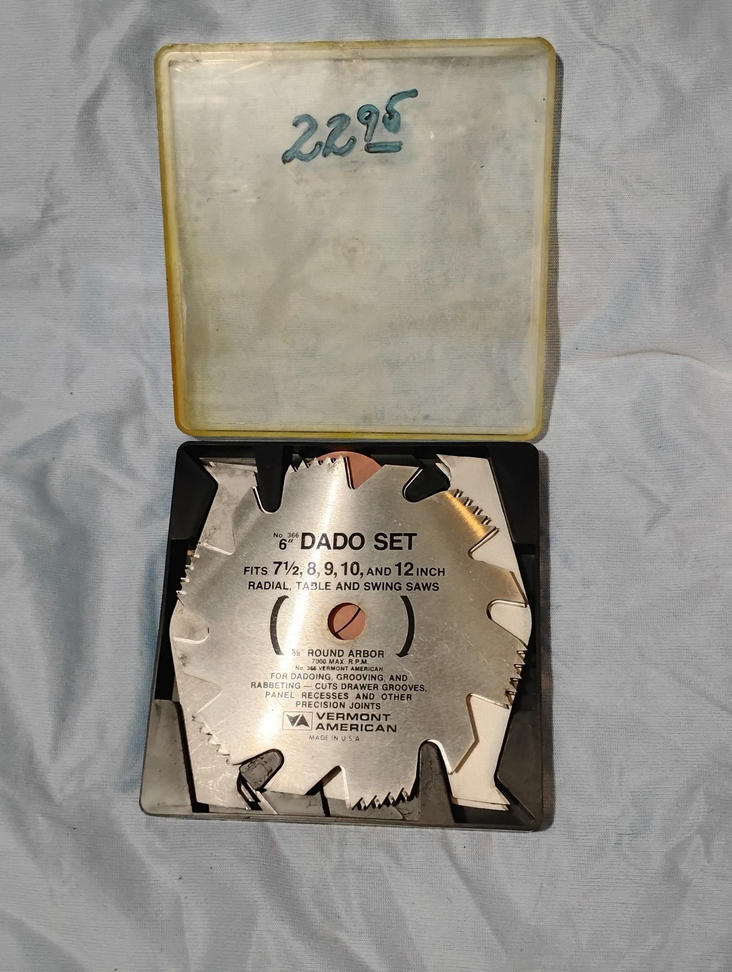 Vermont American 6 Inch Dado Set No 366 1
