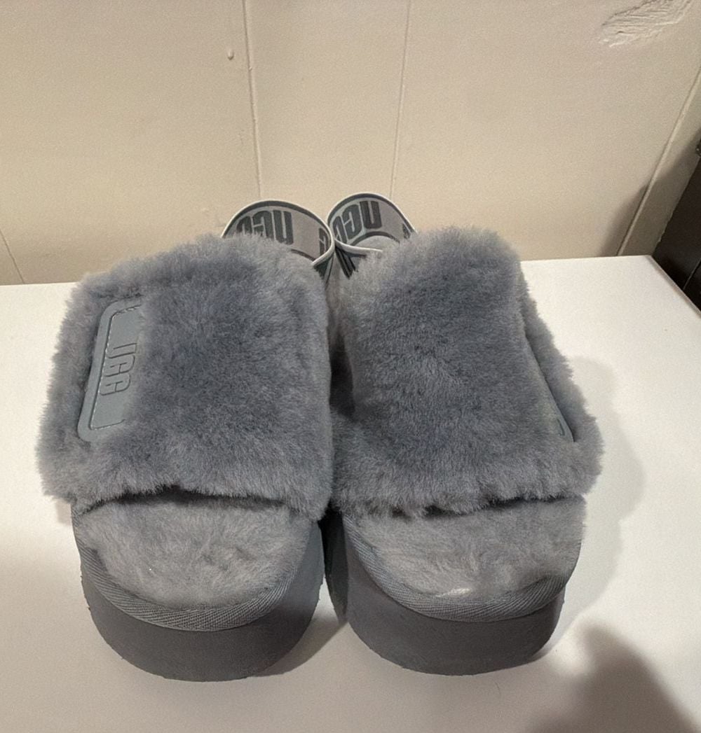 UGG Disco Slide Slippers Ash Fog Gray Size 9 5