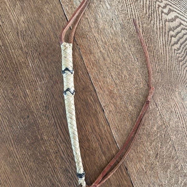 Handmade Rawhide Braided Horse Riding Quirt Leather Whip