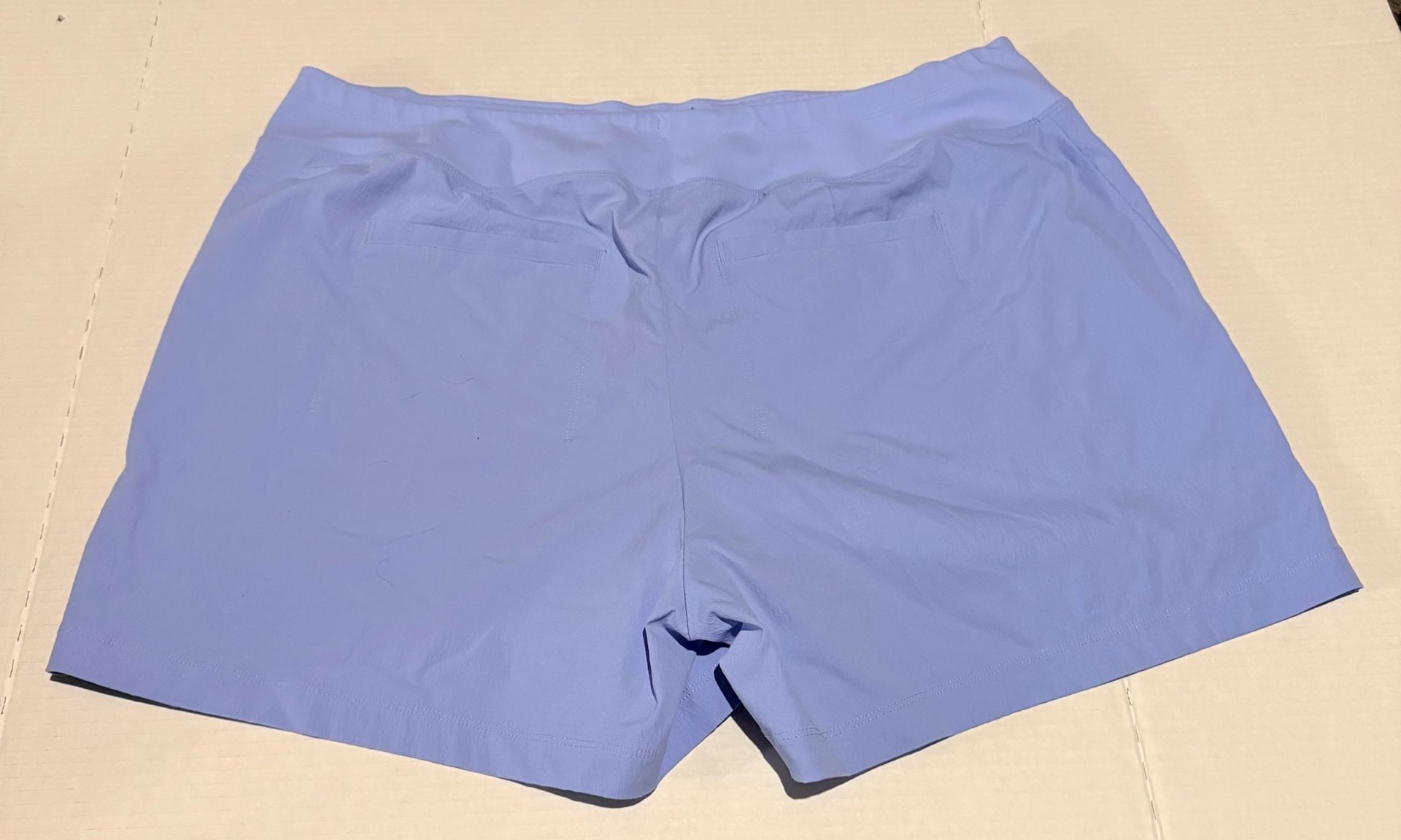 Athleta Brooklyn Shorts Size 18 Blue Periwinkle Athletic Casual 4
